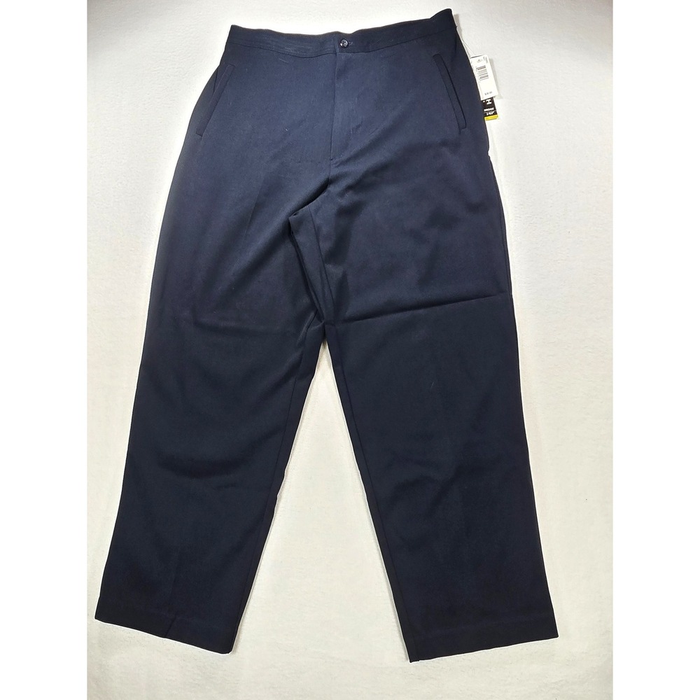 Briggs New York Navy Blue Straight‎ Leg Dress Pants Womens 14P NWT Professional